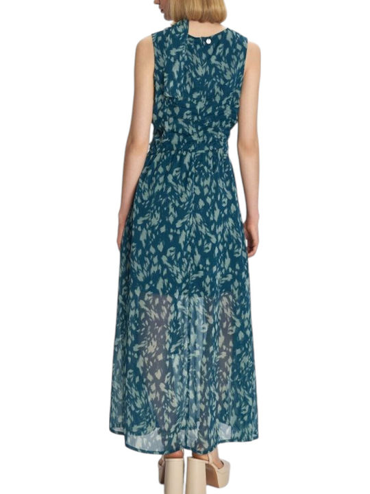 Summer Maxi Dress for Wedding and Christening Petrol