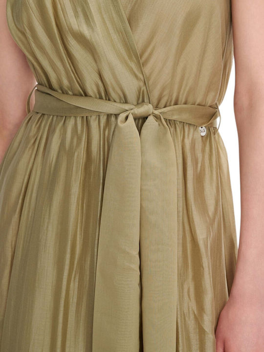 Summer Maxi Dress for Wedding and Christening Pistachio