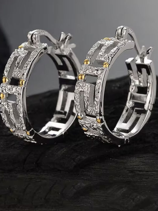 Earrings made of Silver Gold Plated