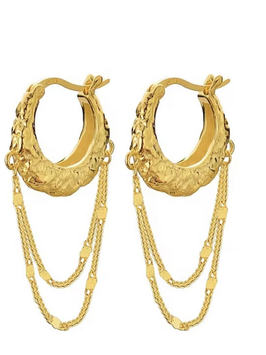 Gold Plated Silver Earrings