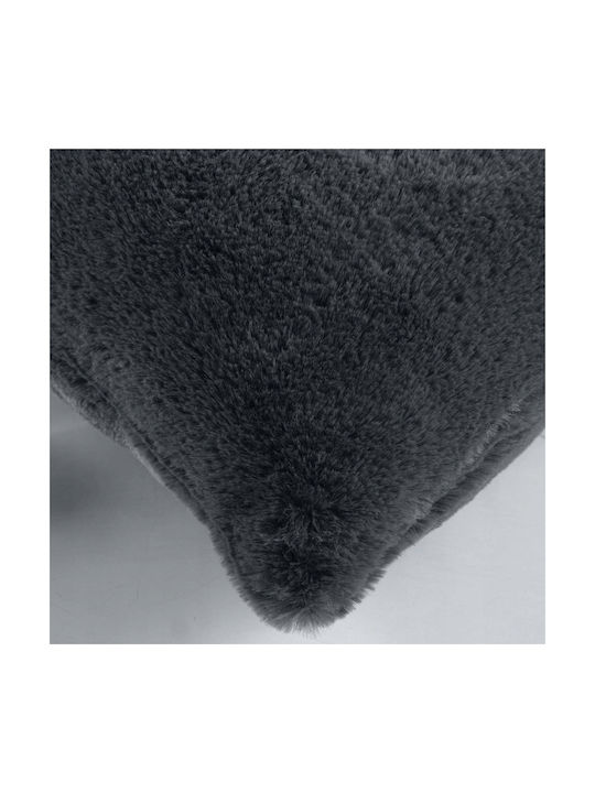 Douceur d'Intérieur Decorative Pillow Case Caresse Furry 40x40cm