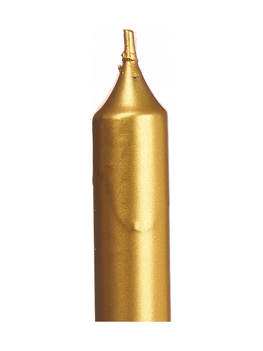 Atmosphera Aromatic Taper Candle Gold 21cm 8 Pieces