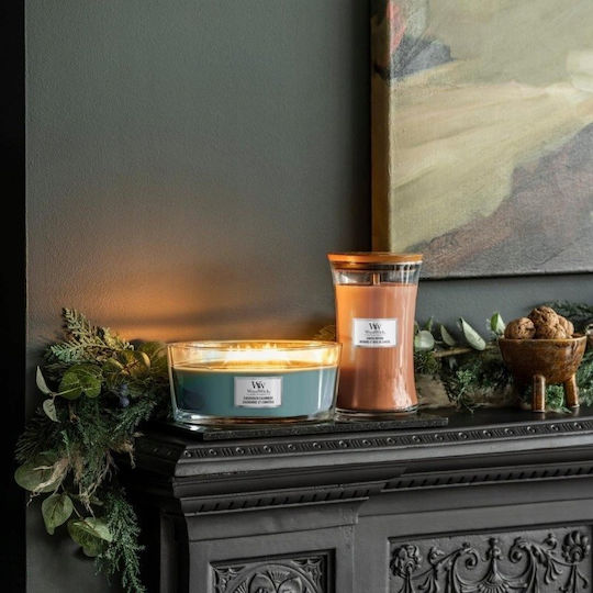 WoodWick Αρωματικό Κερί Σόγιας σε Βάζο με Άρωμα Evergreen Cashmere 453.6gr