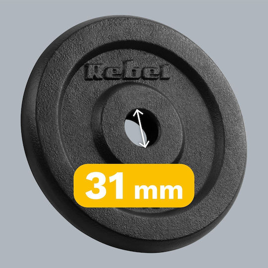 Scheibenset Metall 4 x 5kg Ø31mm