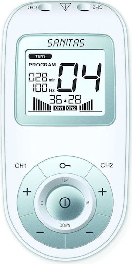Sanitas SEM 43 - Digital EMS/TENS Massagegerät für den Nacken, die Taille, den Rücken, die Beine & den Körper mit Vibration