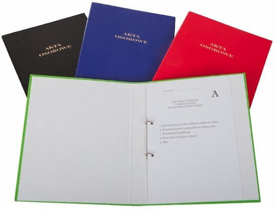 Barbara A4 32mm 2 Rings Green Personal File Folder