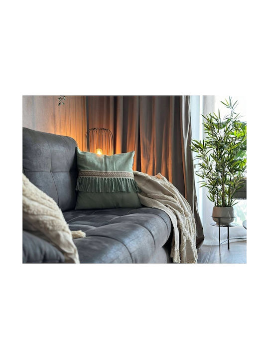Künstliche Pflanze im Topf Bamboo Schwarz 90cm