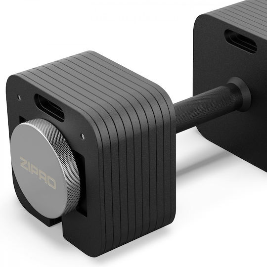 Zipro Clamping Screw Loads Over 36 Kg Square Adjustable Dumbbell
