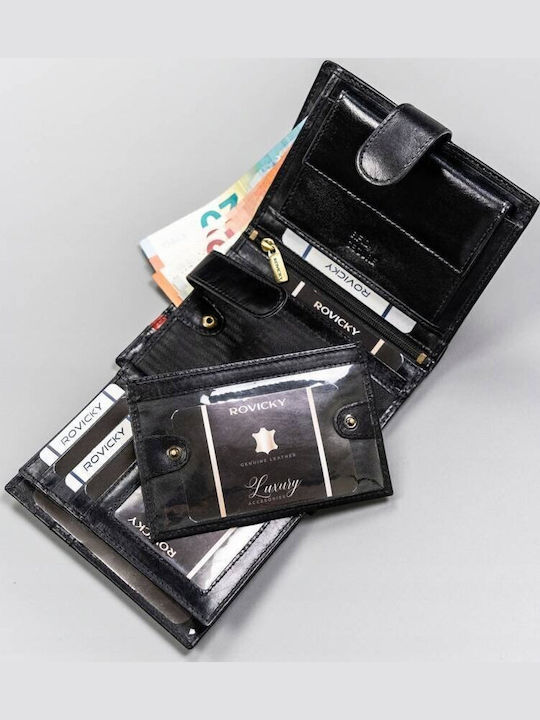 Мъжки Портфейл с RFID Черен