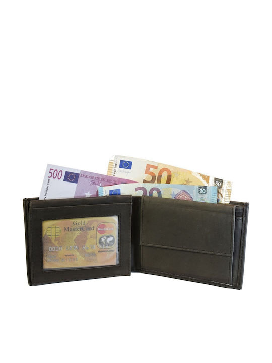 Ανδρικό Πορτοφόλι Καρτών με RFID Καφέ