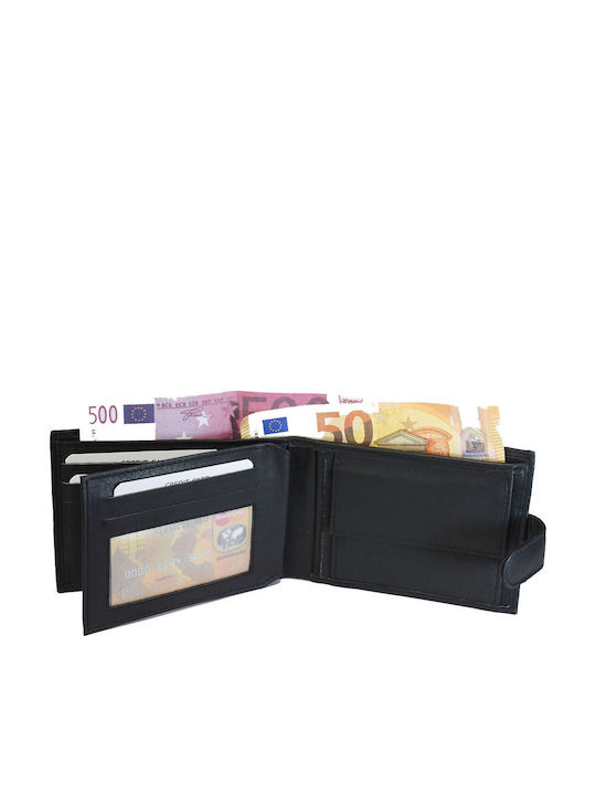 Ανδρικό Πορτοφόλι Καρτών με RFID Μαύρο