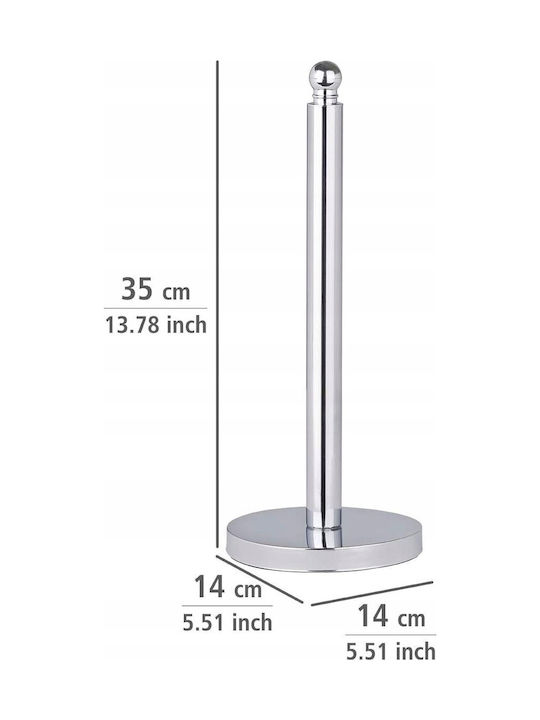 Wenko Paper Holder Metallic Silver