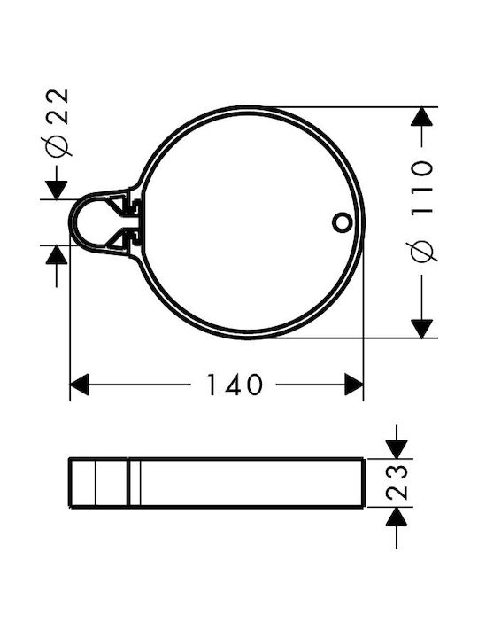 Hansgrohe Σαπουνοθήκη 4011097537283