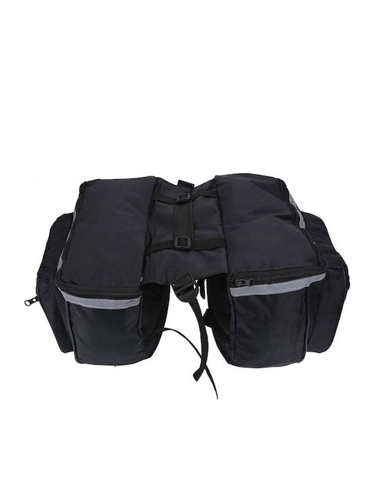 Strado Gepäckträgertasche Doppelter Schwarz