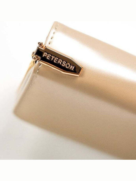 Small Women's Wallet with RFID Beige