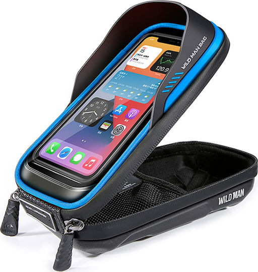 Wildman Es16 L Bicycle Phone Holder Waterproof Handlebar Mount 0.5l 20.5 X 10.5 X 9 Cm Gray