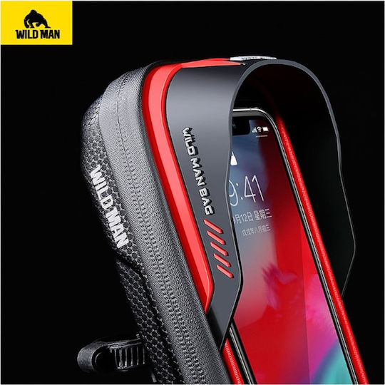 Wildman Es16 L Bicycle Phone Holder Waterproof Handlebar Mount 0.5l 20.5 X 10.5 X 9 Cm Gray