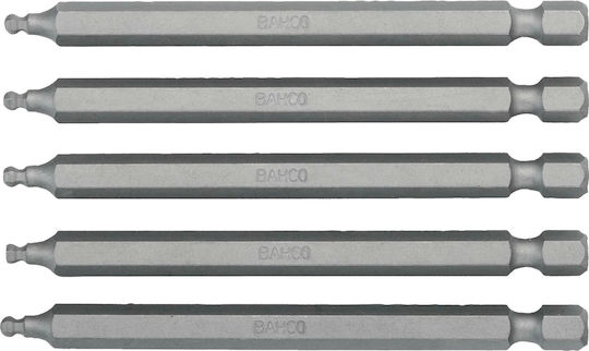 Bahco Schraubendreher-Bits 1/4" Allen 6x89 Mm Stücke