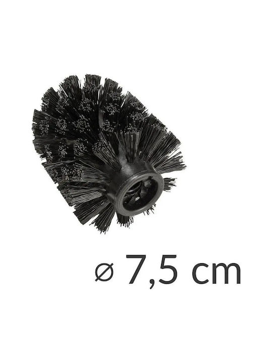 Wenko Glass Toilet Brush Black