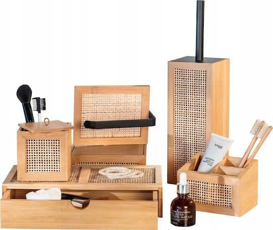 Wenko Allegre Bamboo Bambus Badezimmer Toilettenbürste Beige