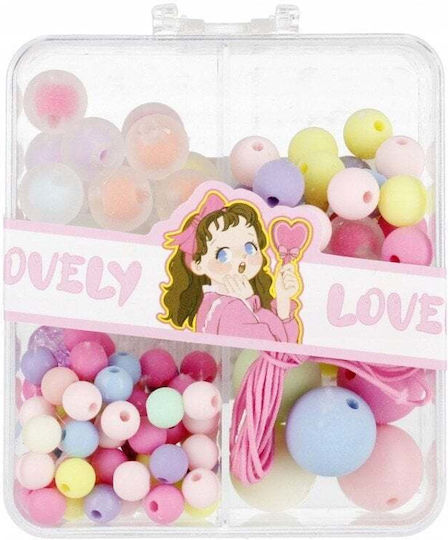 Pastel Bead Stringing Coral 7x8x3 Mix Mc