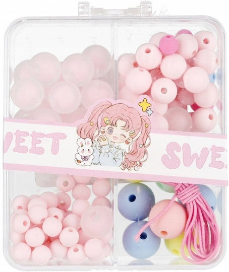 Pastel Bead Stringing Coral 7x8x3 Mix Mc