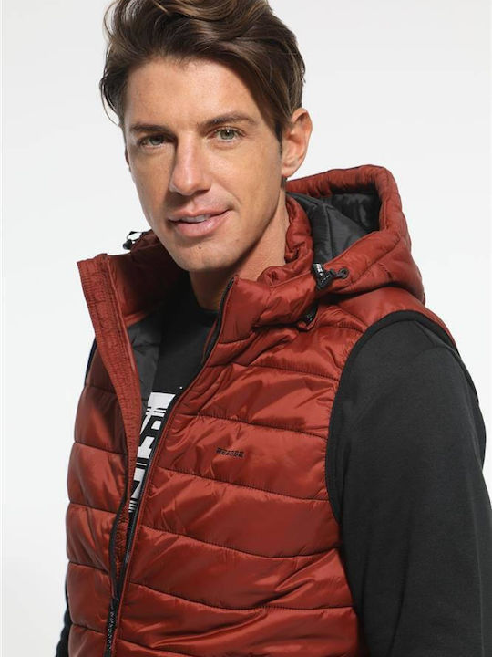 Αμάνικο Χειμωνιάτικο Μπουφάν Puffer Copper