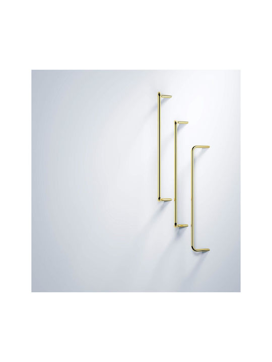 Deante Single Wall-Mounted Bathroom Freestanding Towel Rack Silver