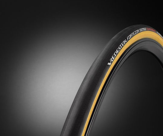 Vredestein Bike Tire Road Fortezza Senso Superiore 28" Folding TPI320, 280g, Black-Yellow