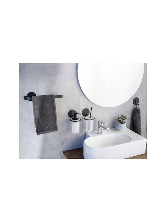 Wenko Bathroom Rail Wall-Mounted with Screws 26.5x6.5cm Silver