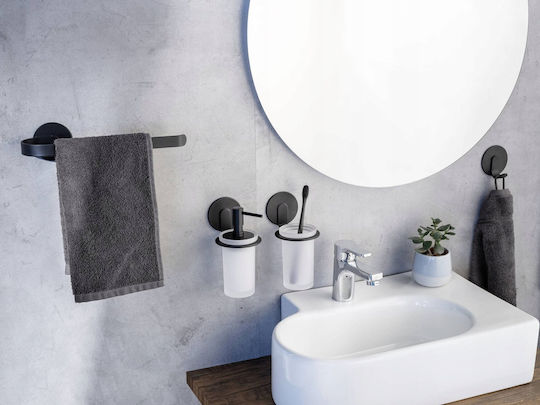 Wenko Towels Single Wall-Mounted Bathroom Hook Silver