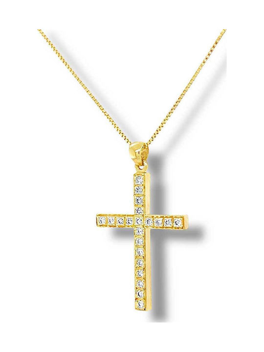 Xryseio Women's Gold Cross 18K