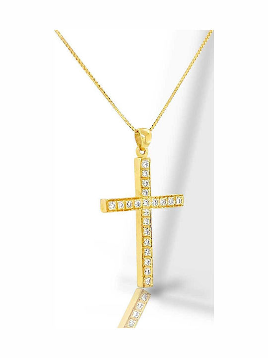Xryseio Women's Gold Cross 18K