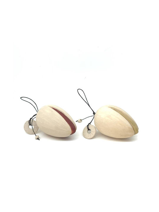 Treis Grammes Amulet Bej Ceramic 2026 6x9.5cm 1buc