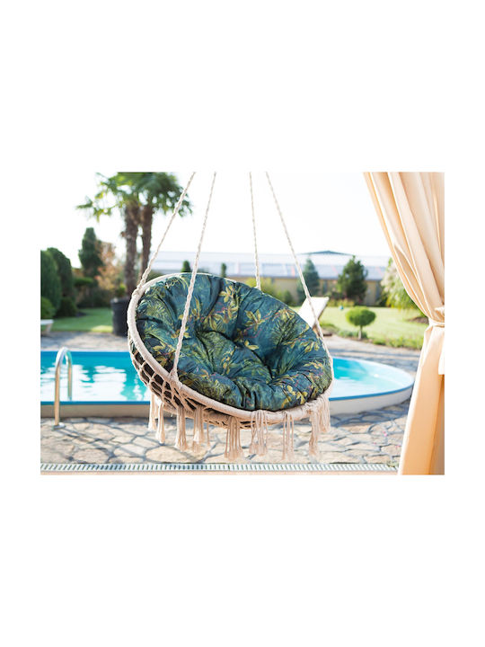 Pernă Swing Cushion De Grădină Rotundă Verde Sea 90x91cm Waterproof