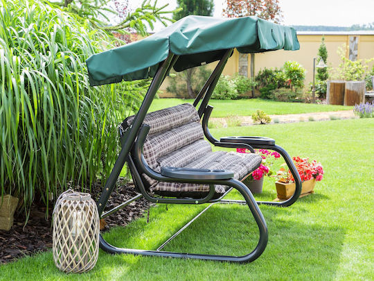Pernă Waterproof Swing Cushion Pentru Scaune De Grădină Cu Spătar Maro