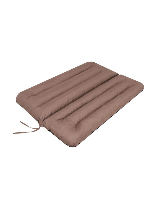 Αδιάβροχο Μαξιλάρι Κούνιας Κήπου με Πλάτη Ania Dark Brown