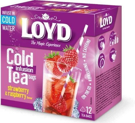 Loyd Cold Infusion Tea Φράουλα Βατόμουρο 12 Πυραμίδες X 2.5gr 30gr