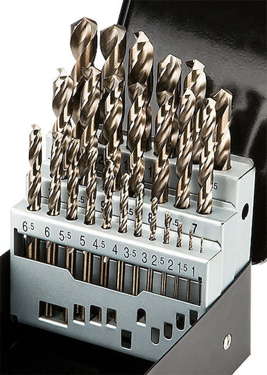 Neo Tools Set of 25 Drills Cobaltium for Metal