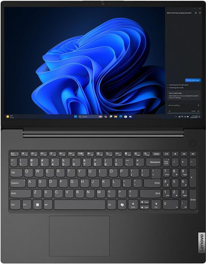 Lenovo V15 G5 IRL 15.6" FHD (Nucleu 3-100U/8GB/256GB SSD/No OS) Negru de afaceri (Tastatură UK)