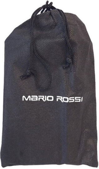 Mario Rossi Καπνοθήκη από Δερματίνη Μαύρη με Μαγνητικό Κούμπωμα 16x8εκ.