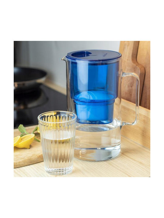 Wessper Crystal Jug with 1 Replacement Filter 2500ml