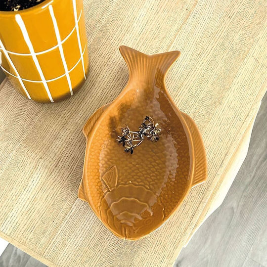 Selected by Pragmatic Decorative Vase Yellow 10.5x10.5x23cm