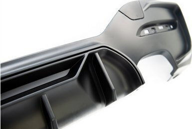 Mtuning Rear Diffuser Matt Black Bmw 1 F20 F21 Facelift 2015-2019