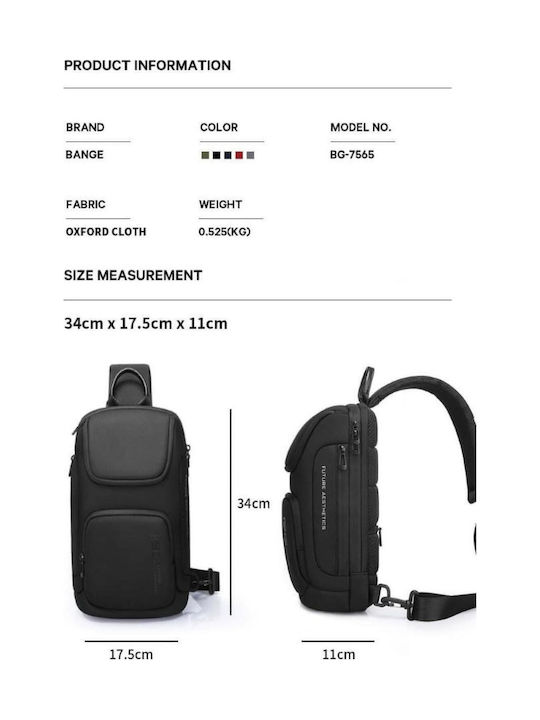 Men's Bag Shoulder / Crossbody Black