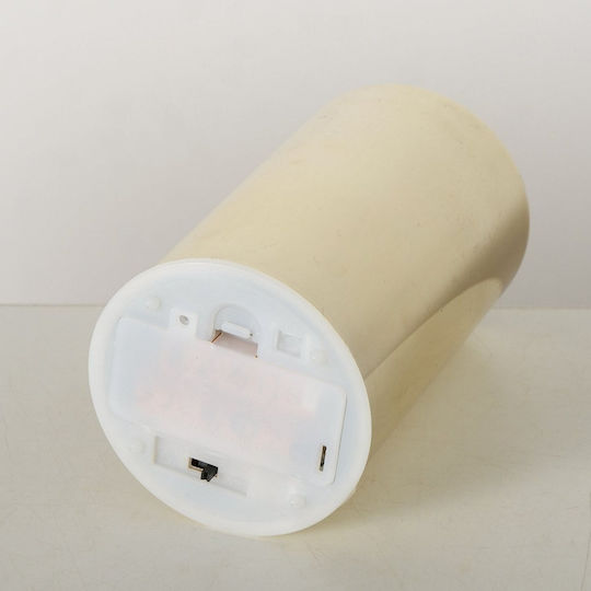 MSA Διακοσμητικό Φωτιστικό LED Κερί 6.5x6.5x13εκ.