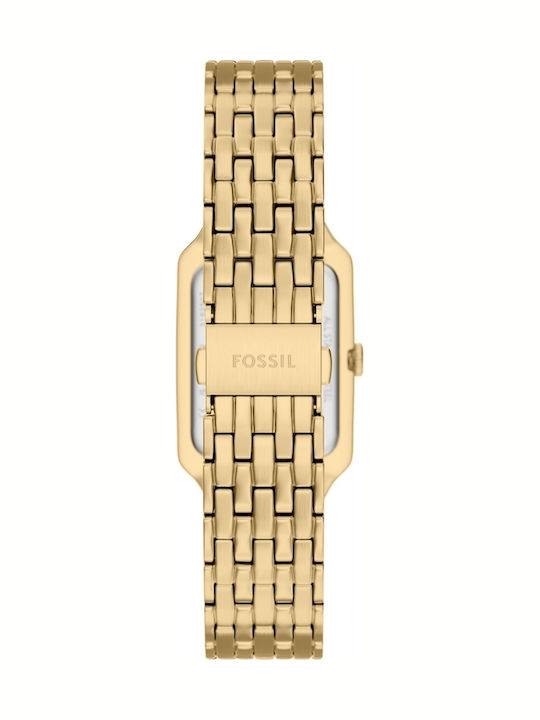 Fossil Three Women's Watch with Gold Metal Bracelet