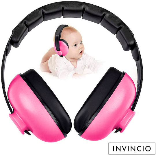 Invincio Детски Слушалки за уши в Розов цвят 2бр