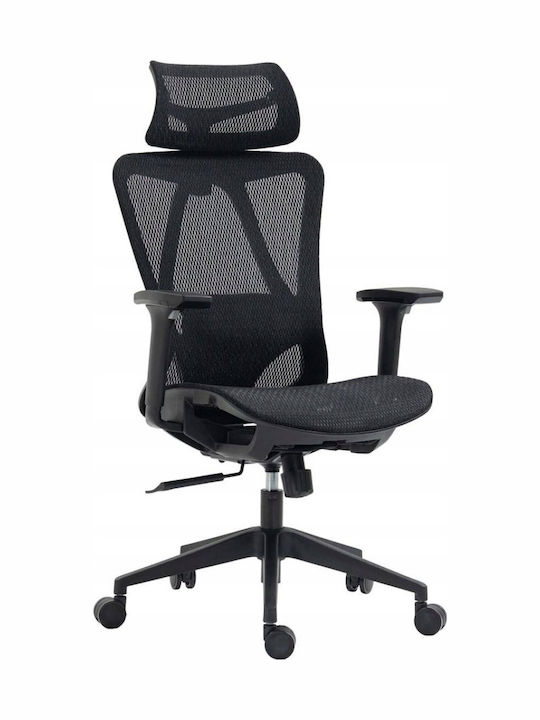 Office Products Stuhl Büro mit Verstellbaren Armen Black