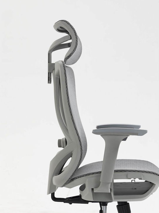 Office Products Office Chair with Adjustable Arms Gray